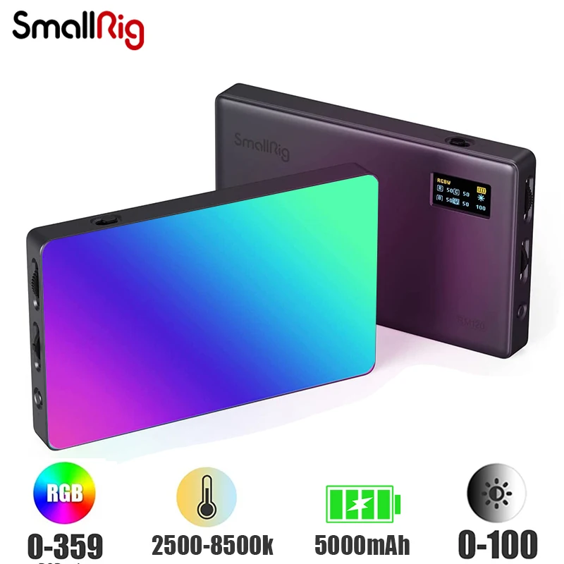 Photography Lighting Rgb - SmallRig RM120 RGB luz LED de