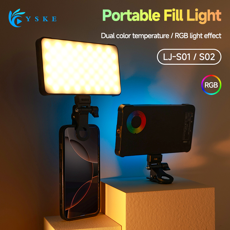 Photography Lighting Rgb - Luz de vídeo LED RGB, Clip
