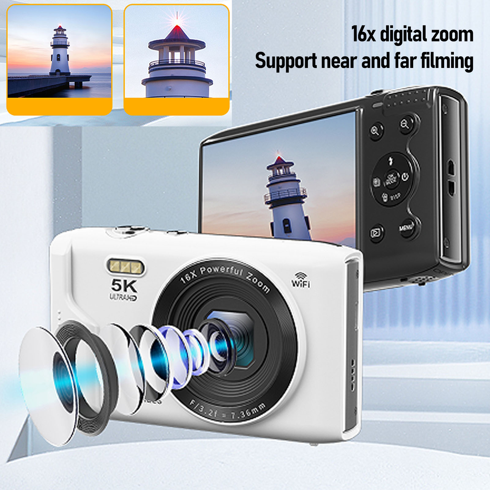 Lighting In Photography For Beginners - Cámara Digital 5K, Zoom de 72MP,