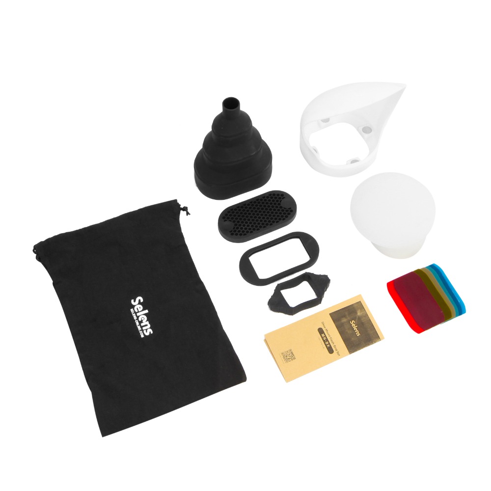 Snoot Flash Modifier - Selens-Kit de accesorios de Flash magnético,