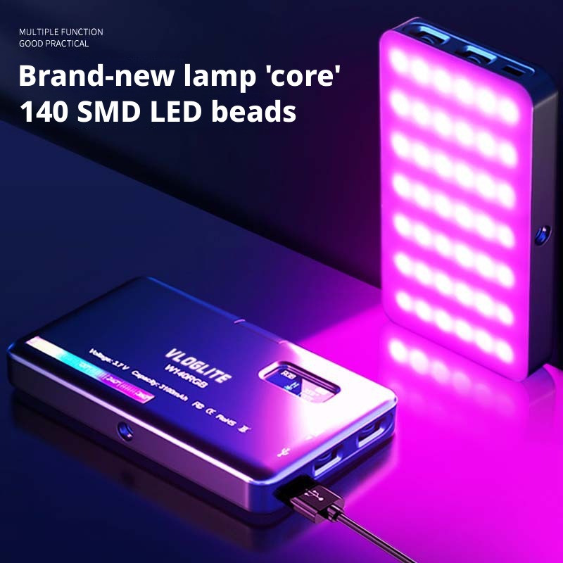 Photography Lighting Rgb - Luz de Relleno RGB Móvil para