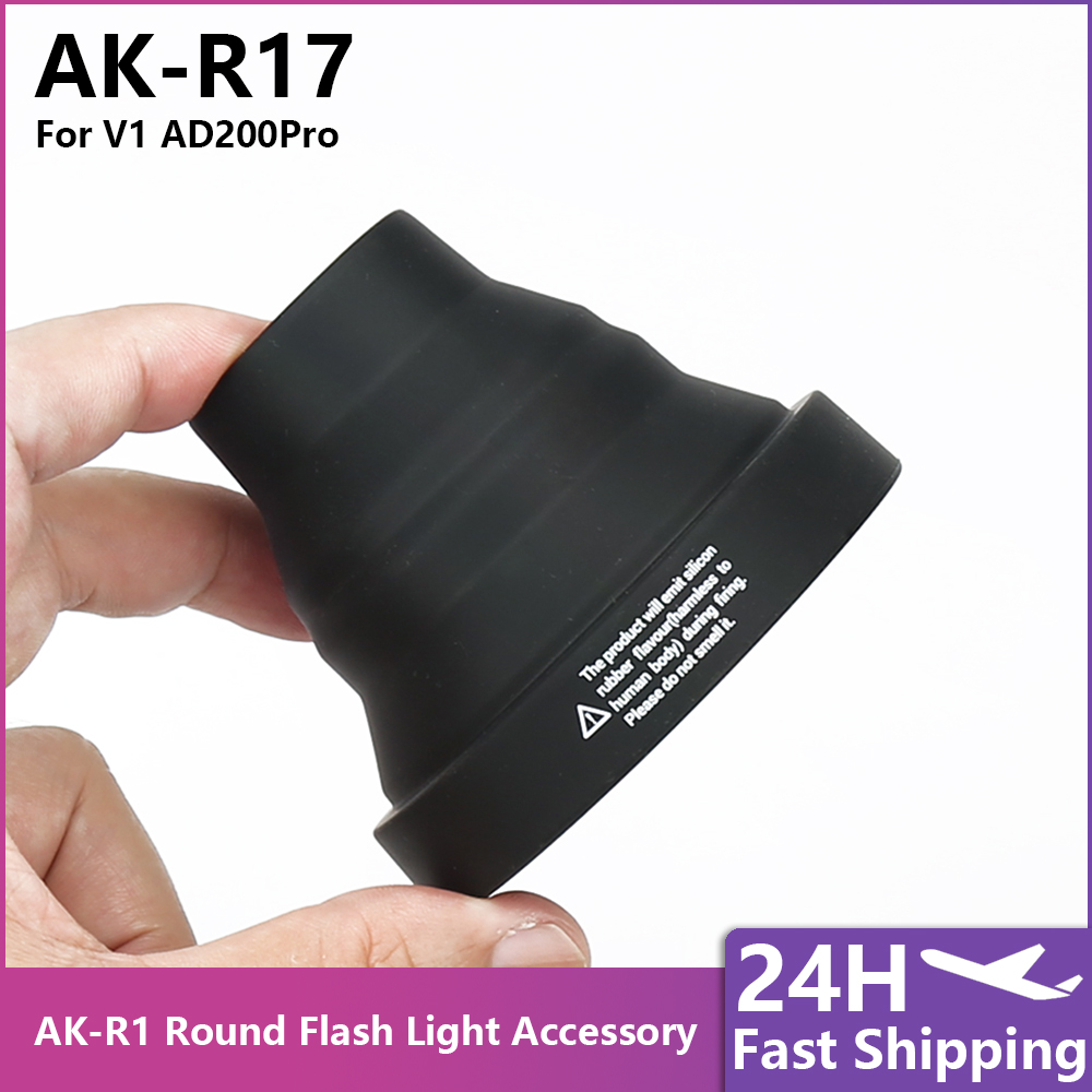Modificador de haz de luz AK‑R - Snoot Flash Modifier reseña y precio