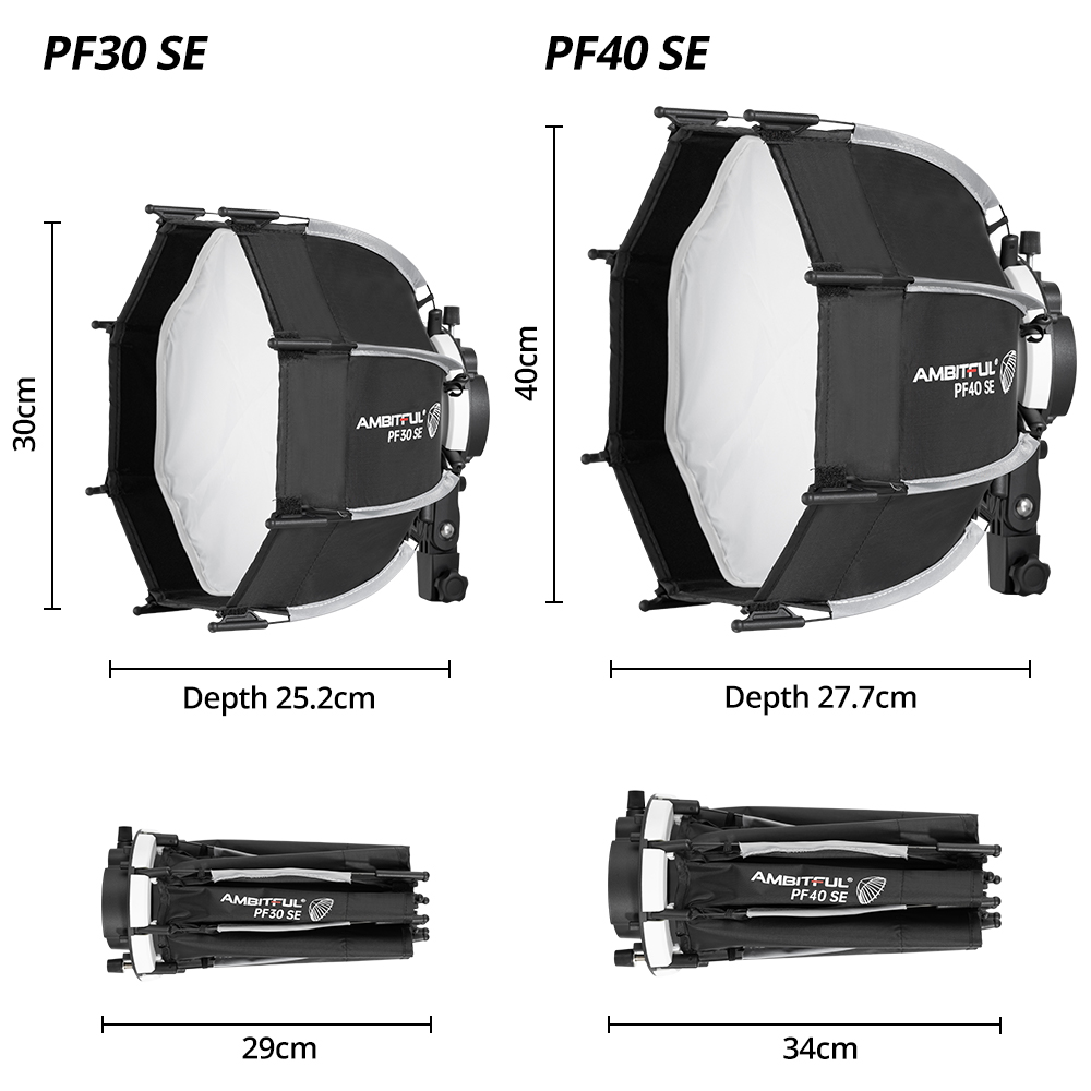 AMBITFUL PF30/PF40 30cm/40cm M - Photography Lighting Box reseña y precio