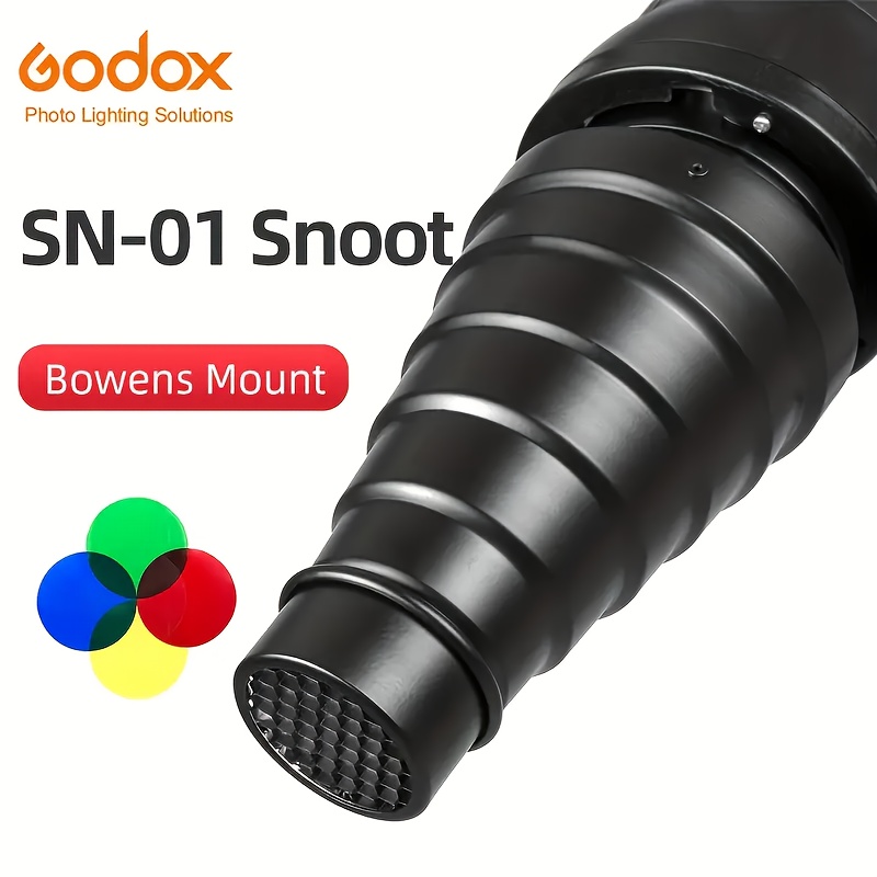 GODOX Snoot con Montura Bowens - Snoot Flash Modifier reseña y precio