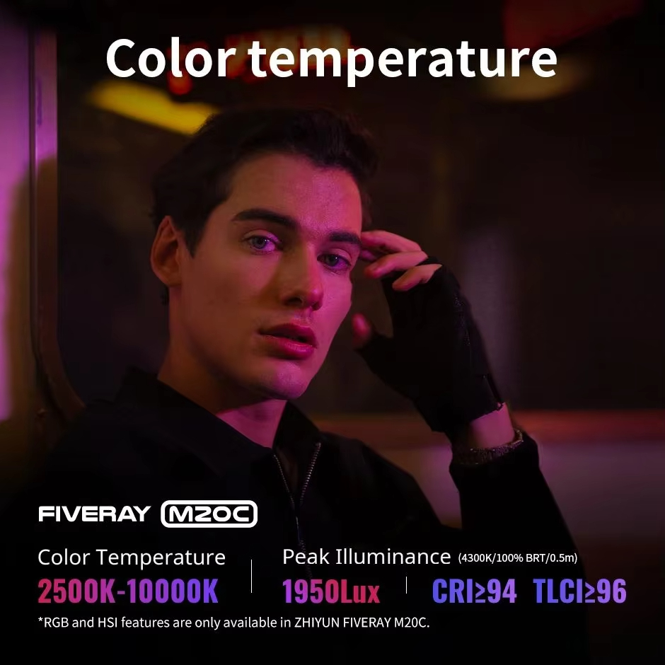 Luz LED Bicolor ZHIYUN FIVERAY - Photography Lighting Rgb reseña y precio