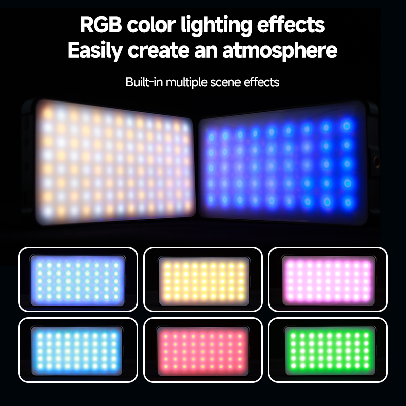 Luz de vídeo LED RGB, Clip de  - Photography Lighting Rgb reseña y precio