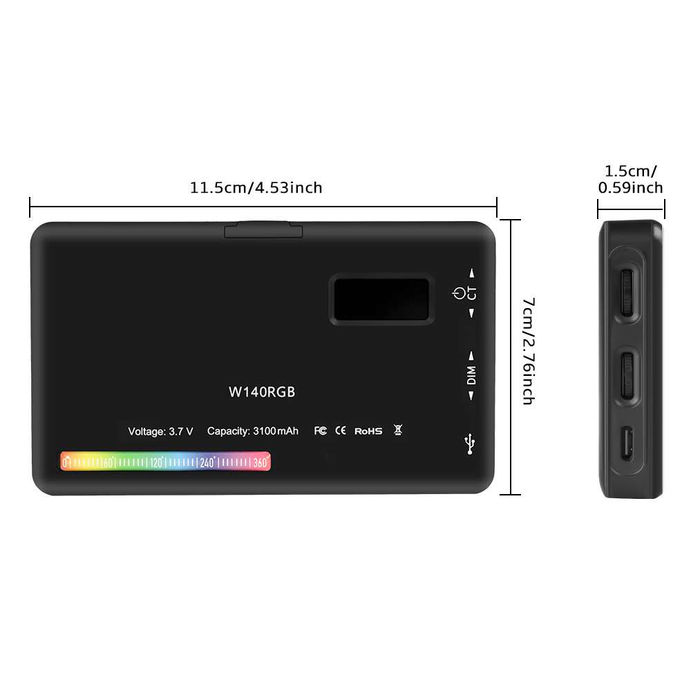 Luz de vídeo LED RGB SH W140 0 - Photography Lighting Rgb reseña y precio