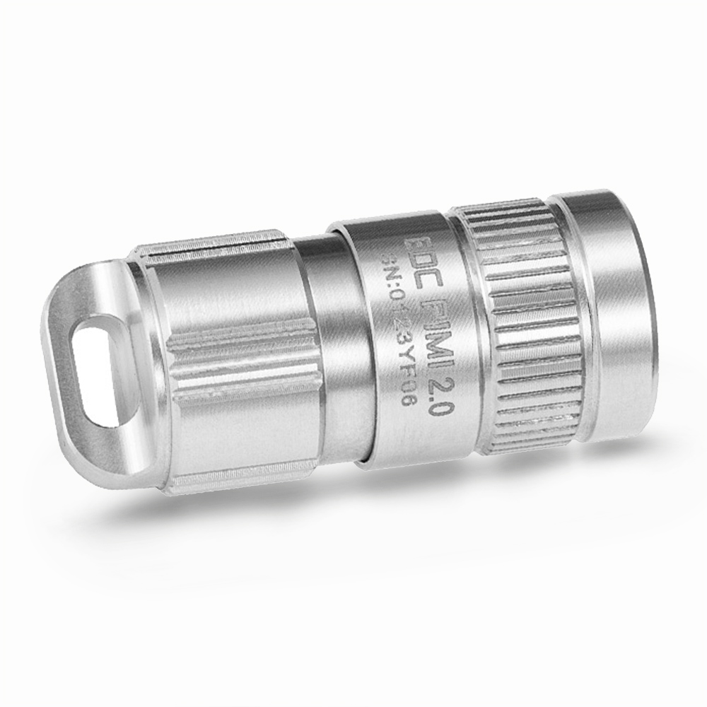 EDC LED linterna de titanio lu - Snoot Flash Modifier reseña y precio