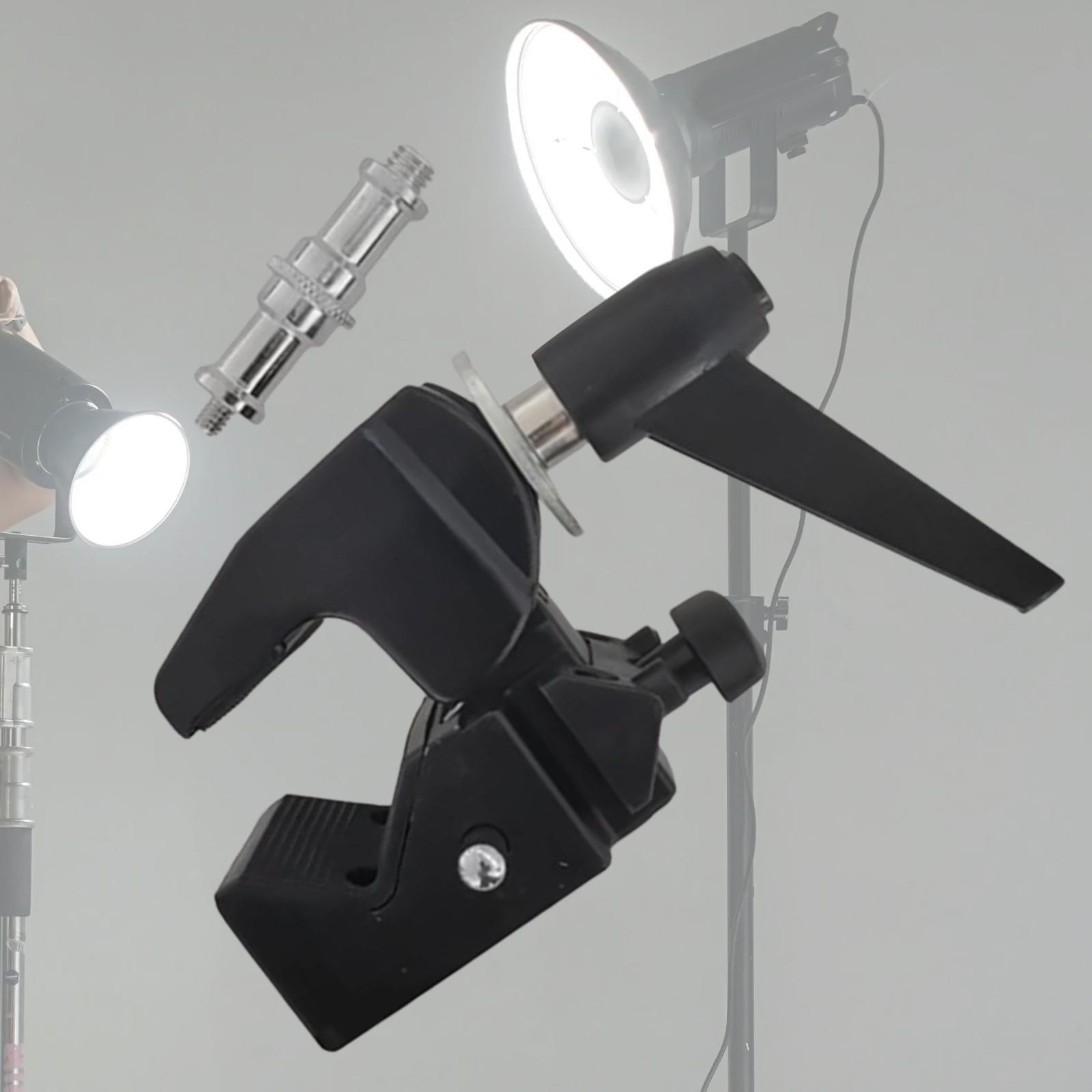 Abrazadera de luz para fotogra - Photography Lighting Mounting Hardware reseña y precio