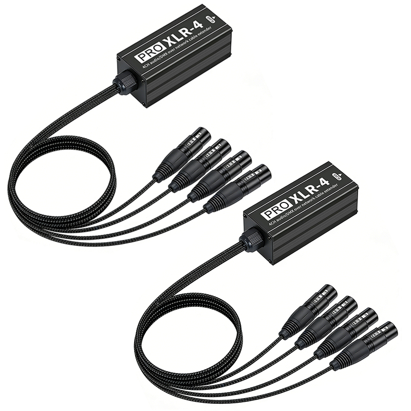Extensor de Audio XLR de 4 Can - Photography Lighting Box reseña y precio