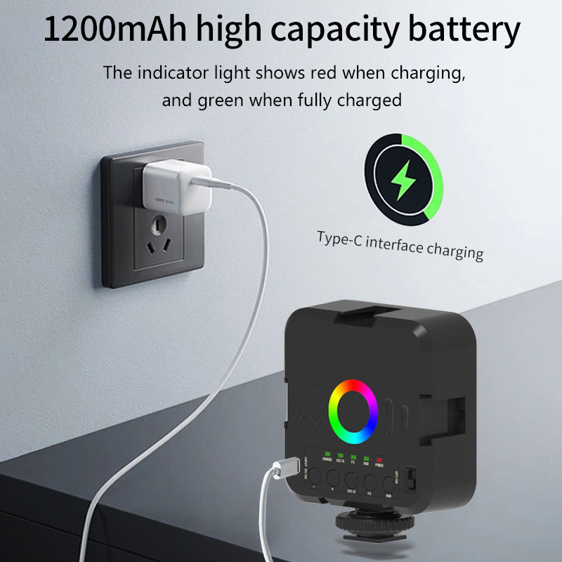 Mini luz de vídeo RGB portátil - Photography Lighting Rgb reseña y precio