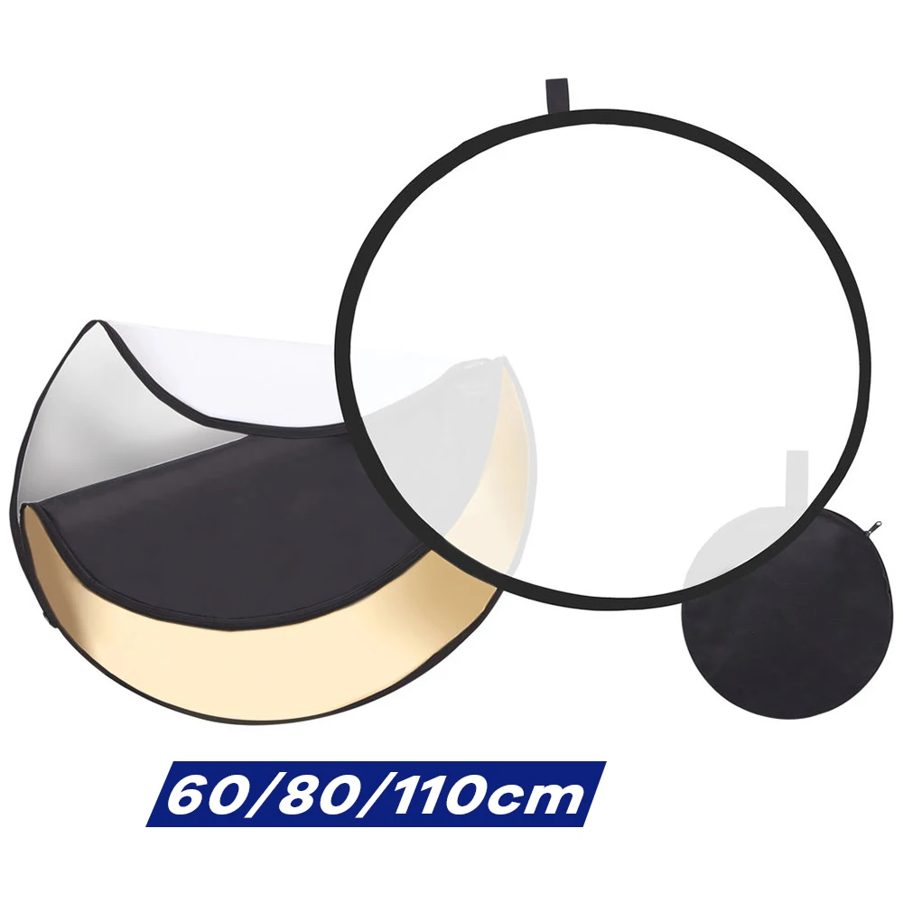 60/80/110cm 5 en 1 disco refle - Photography Lighting Box reseña y precio